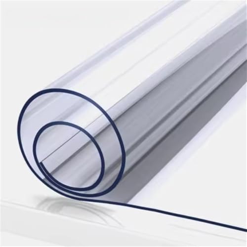 PVC-Tischset, Glas, weiche Stoff-Tischdecke, transparent, wasserdicht, Teppiche und Läufer für das Wohnzimmer zu Hause, Tischdeckendicke optional, transparent 2,0 mm, 60 x 100 cm PVC-Tischset, Glas, weiche Stoff-Tischdecke, transparent, wasserdicht, Teppiche und Läufer für das Wohnzimmer zu Hause, Tischdeckendicke optional, transparent 2,0 mm, 60 x 100 cm von CSHWXY