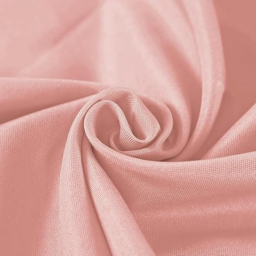 Runde Tischdecken, schmutzabweisend und waschbar, Polyestergewebe, Tischdecken für Hochzeitsfeiern, Bankette, Versammlungen, schmutziges Rosa, rund, 304,9 cm Runde Tischdecken, schmutzabweisend und waschbar, Polyestergewebe, Tischdecken für Hochzeitsfeiern, Bankette, Versammlungen, schmutziges Rosa, rund, 304,9 cm von CSHWXY
