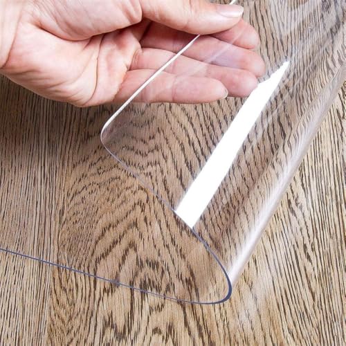 Transparenter Tischschutz, Kunststoff-Tischdecke, Schreibtischschutz, Mattenunterlage, wasserdichte PVC-Tischdecke, transparent, 100 cm x 240 cm Transparenter Tischschutz, Kunststoff-Tischdecke, Schreibtischschutz, Mattenunterlage, wasserdichte PVC-Tischdecke, transparent, 100 cm x 240 cm von CSHWXY