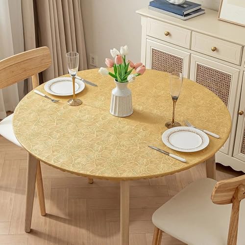 wasserdichte, ölbeständige, runde PVC-Tischdecke mit elastischem Rand, rutschfest, vollständig umhüllend, Party-Tischdecke für die Dekoration von Küchenrestaurants, Stil 9,11, Durchmesser 120 cm wasserdichte, ölbeständige, runde PVC-Tischdecke mit elastischem Rand, rutschfest, vollständig umhüllend, Party-Tischdecke für die Dekoration von Küchenrestaurants, Stil 9,11, Durchmesser 120 cm von CSHWXY