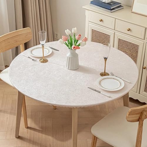 wasserdichte, ölbeständige, runde Tischdecke aus PVC mit elastischem Rand, rutschfest, vollständig umhüllend, für Partys, als Dekoration für Küchenrestaurants, Stil 9,7, Durchmesser 60 cm wasserdichte, ölbeständige, runde Tischdecke aus PVC mit elastischem Rand, rutschfest, vollständig umhüllend, für Partys, als Dekoration für Küchenrestaurants, Stil 9,7, Durchmesser 60 cm von CSHWXY