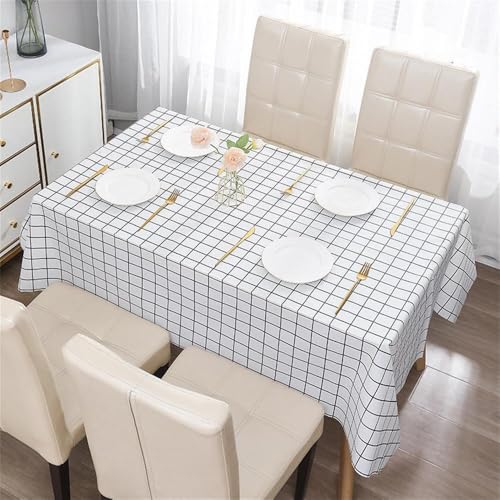 wasserdichte Karierte Tischdecke, ölbeständig, Esstischmatte, Moderne Einrichtung, Dekoration, Home Party, C, 1 Stück wasserdichte Karierte Tischdecke, ölbeständig, Esstischmatte, Moderne Einrichtung, Dekoration, Home Party, C, 1 Stück von CSHWXY