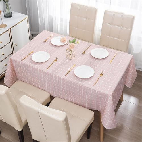 wasserdichte Karierte Tischdecke, ölbeständig, Esstischmatte, Moderne Einrichtung, Dekoration, Home Party, D, 1 Stück wasserdichte Karierte Tischdecke, ölbeständig, Esstischmatte, Moderne Einrichtung, Dekoration, Home Party, D, 1 Stück von CSHWXY