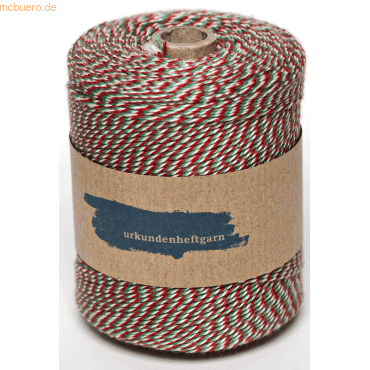 csk kontorbedarf Urkunden-Heftgarn grün/weiß/rot Rolle ca. 360m csk kontorbedarf Urkunden-Heftgarn grün/weiß/rot Rolle ca. 360m von csk kontorbedarf
