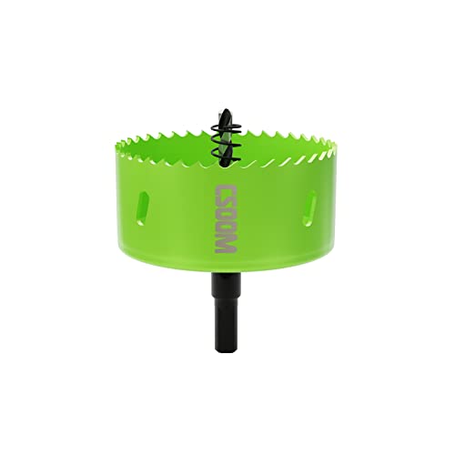 CSOOM 90mm M42 Bi-Metall-Lochsäge Bohrkrone Für Arbeiten in Gipskarton, Kunststoff, Holz, dünnes Metall, dünnem Stahl-blech, Hochleistungs-Bohrwerkzeug CSOOM 90mm M42 Bi-Metall-Lochsäge Bohrkrone Für Arbeiten in Gipskarton, Kunststoff, Holz, dünnes Metall, dünnem Stahl-blech, Hochleistungs-Bohrwerkzeug von CSOOM