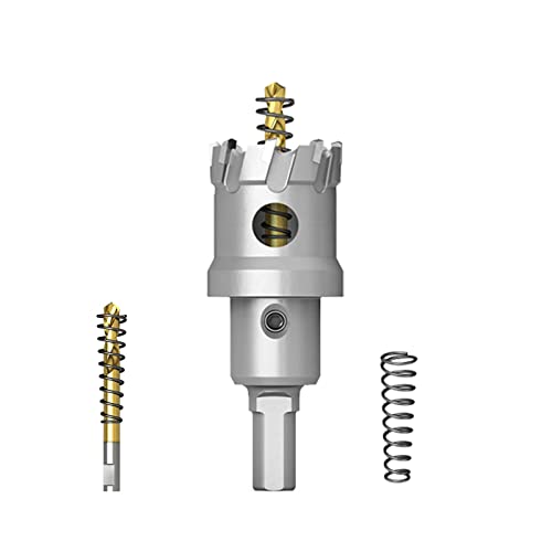 CSOOM Upgrade Hochleistungs-Hartmetall-Lochsäge,TCT Lochschneider.Edelstahl und Metallgitter sind die ideale Wahl (29mm) von CSOOM