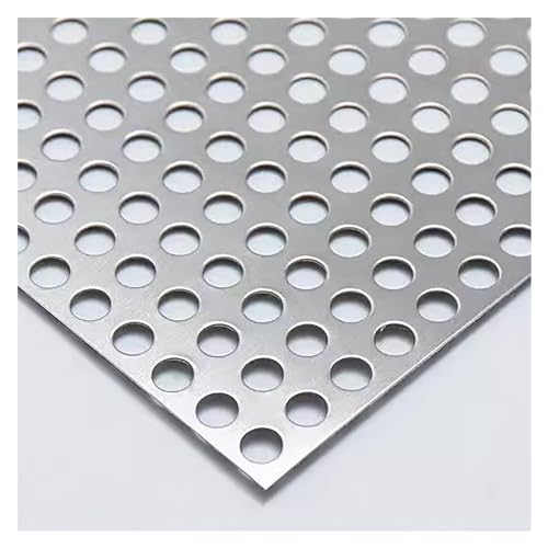CSSQCSSUANB Perforiertes Metallblech, Metalllochplatte Lochblech aus Edelstahl 304, dekorativer Sieblochdurchmesser 8 mm (39 x 100 cm)(30x430cm) von CSSQCSSUANB