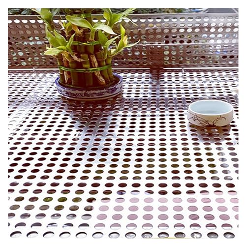 CSSQCSSUANB Perforiertes Metallblech, Metalllochplatte Lochblech aus Edelstahl 304, dekorativer Sieblochdurchmesser 8 mm (39 x 100 cm)(37x220cm) von CSSQCSSUANB