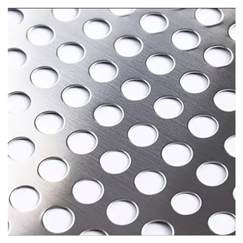CSSQCSSUANB Perforiertes Metallblech, Metalllochplatte Lochblech aus Edelstahl 304, dekorativer Sieblochdurchmesser 8 mm (39 x 100 cm)(40x1000cm) von CSSQCSSUANB