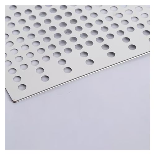 CSSQCSSUANB Perforiertes Metallblech, Metalllochplatte Lochblech aus Edelstahl 304, dekorativer Sieblochdurchmesser 8 mm (39 x 100 cm)(40x320cm) von CSSQCSSUANB