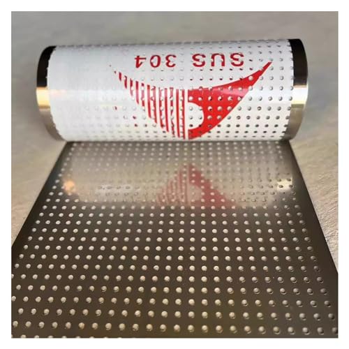 CSSQCSSUANB Perforiertes Metallblech, Metalllochplatte Lochblech aus Edelstahl 304, dekorativer Sieblochdurchmesser 8 mm (39 x 100 cm)(46x200cm) von CSSQCSSUANB