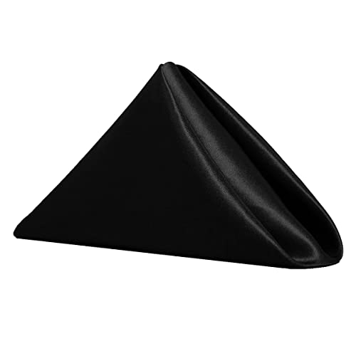 Servietten, Stoffservietten Serviettenstoff, 10 Stück, 30 x 30 cm, quadratisch, Satinstoff, Servietten, Taschentuch for Hotel, Zuhause, Hochzeit, Dekoration, Tischtuch (A)(A) von CSSQCSSUANB