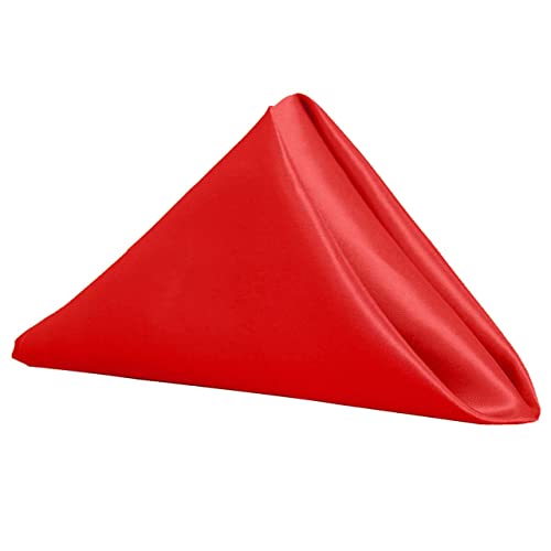 Servietten, Stoffservietten Serviettenstoff, 10 Stück, 30 x 30 cm, quadratisch, Satinstoff, Servietten, Taschentuch for Hotel, Zuhause, Hochzeit, Dekoration, Tischtuch (A)(T09) von CSSQCSSUANB