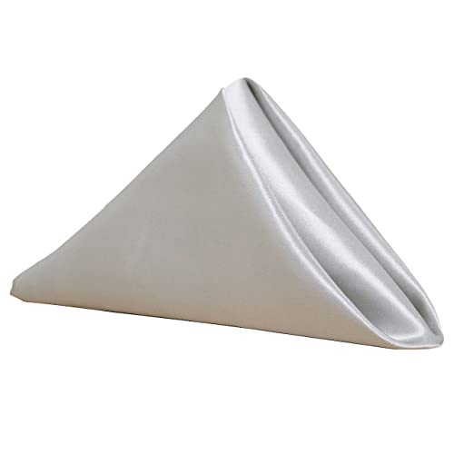 Servietten, Stoffservietten Serviettenstoff, 10 Stück, 30 x 30 cm, quadratisch, Satinstoff, Servietten, Taschentuch for Hotel, Zuhause, Hochzeit, Dekoration, Tischtuch (A)(T19) von CSSQCSSUANB
