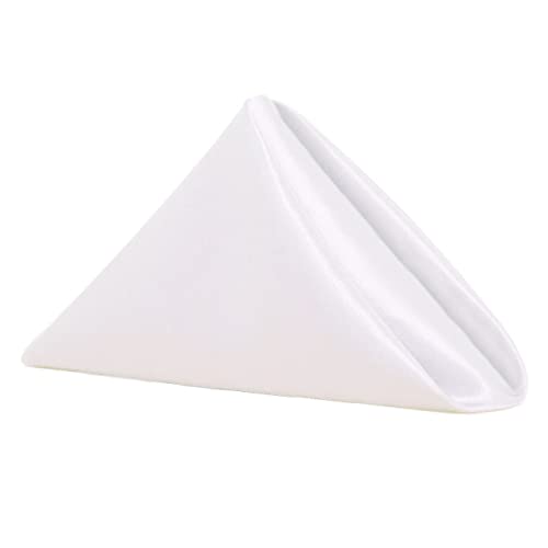 Servietten, Stoffservietten Serviettenstoff, 10 Stück, 30 x 30 cm, quadratisch, Satinstoff, Servietten, Taschentuch for Hotel, Zuhause, Hochzeit, Dekoration, Tischtuch (A)(T20) von CSSQCSSUANB