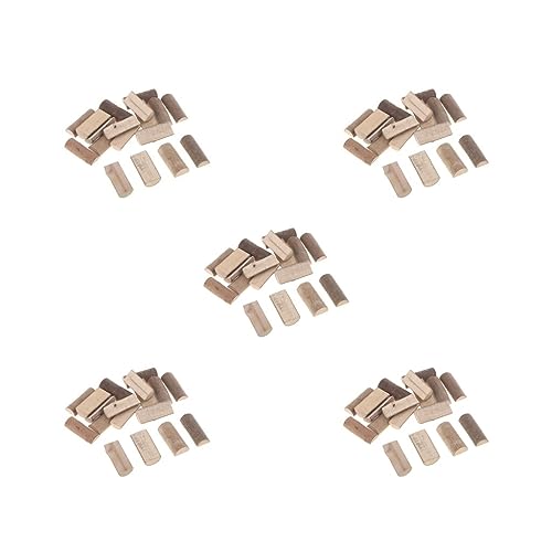 20 Stück natürliche Halbholz-Scheiben, für Heimdekoration, DIY-Zubehör (5 Set) von CSXMONEY