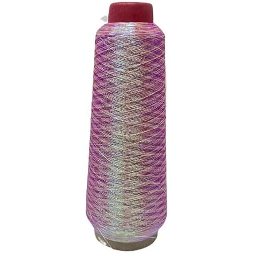 3200M Metallic Stickmaschinengarn, Glitzer Polyester Nähgarn für Stickerei und dekoratives Nähen (#02 4325) von CSXMONEY