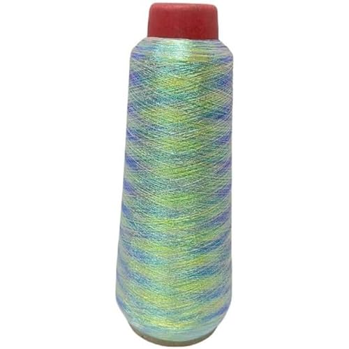 3200M Metallic Stickmaschinengarn, Glitzer Polyester Nähgarn für Stickerei und dekoratives Nähen (#02 MO24) von CSXMONEY