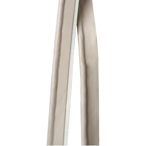5 m Lederpaspelborte, 1 cm breit, Paspelband, zum Nähen von Stoffkanten (Beige) von CSXMONEY