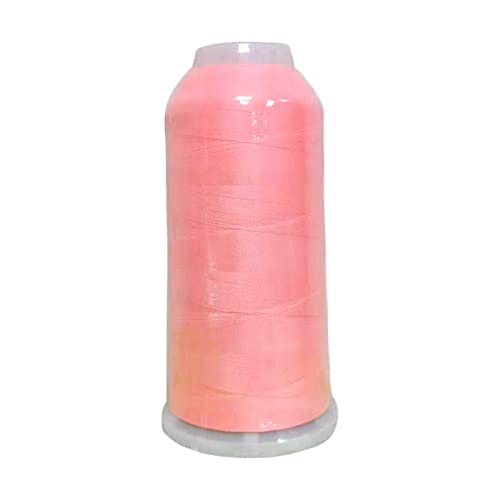 Spule leuchtet im Dunkeln, Stickgarn, buntes Polyester-Stickmaschinengarn, zum Sticken, Quilten, Nähen (Rosa) von CSXMONEY
