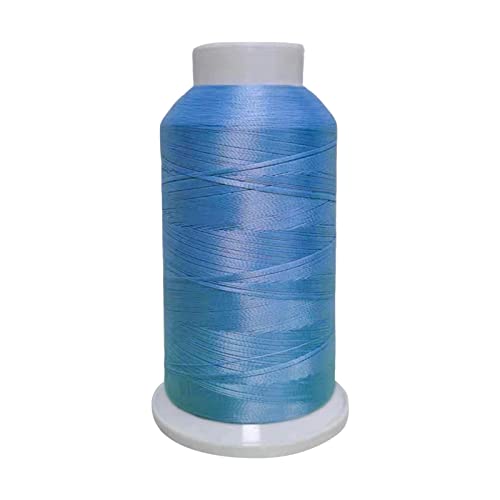 Spule leuchtet im Dunkeln, Stickgarn, buntes Polyester-Stickmaschinengarn, zum Sticken, Quilten, Nähen (dunkelblau) von CSXMONEY