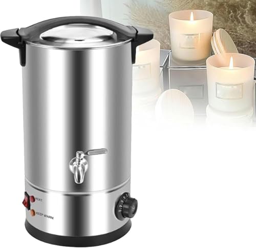 CSYQPDMBDL Wachsmelter zur Kerzenherstellung, Set zur Kerzenherstellung, inkl. Docht und Wachsschmelzer für das Kerzengeschäft (25 l) von CSYQPDMBDL