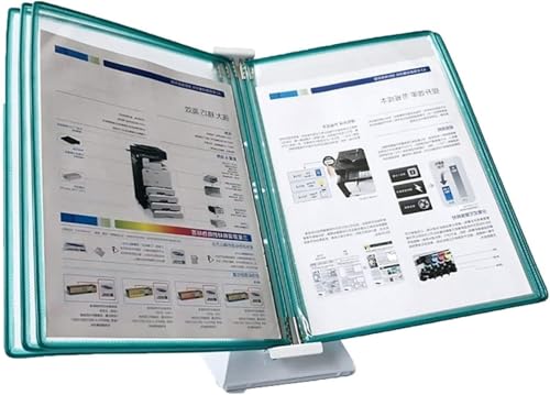 Wandhalterung Referenzsystem, Desktop-Referenz-Organizer, 5-teiliges, wandmontiertes Dokumenten-Referenzregal, for 10 Blatt A4-Papier von CSYQPDMBDL