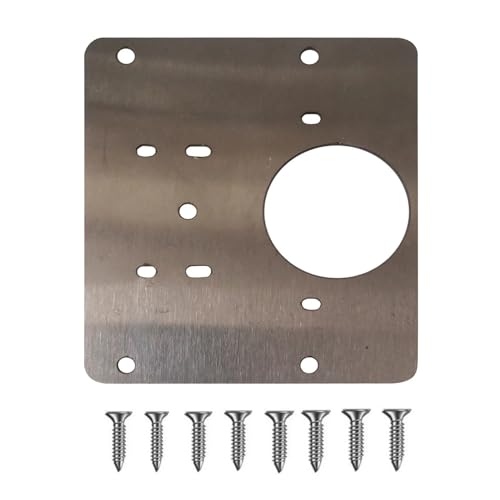 CTCOIJRN 10 Stück Edelstahl Küchenschrank Türscharnier Reparaturplatte Kleiderschrank Fenster Türscharnier Reparatur Befestigungswerkzeug Möbelbeschläge(1PC) von CTCOIJRN