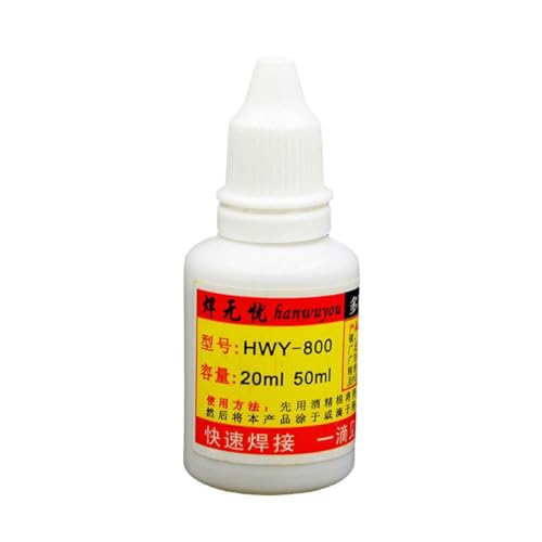 CTDWNT Lötflussmittel, starkes Löt, 20 ml, Stahlflussmittel-Lötpaste, flüssiges Lötwerkzeug, Metalle, Schnellschweißwerkzeuge für Stahl- und Nickelschweißen CTDWNT Lötflussmittel, starkes Löt, 20 ml, Stahlflussmittel-Lötpaste, flüssiges Lötwerkzeug, Metalle, Schnellschweißwerkzeuge für Stahl- und Nickelschweißen von CTDWNT