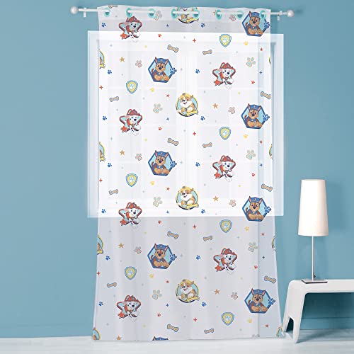 CTI Paw Patrol Toutous Ösenvorhang, 100% Polyester, Öko-Tex, 140 x 240 cm, Bedruckt, Jungen, Weiß CTI Paw Patrol Toutous Ösenvorhang, 100% Polyester, Öko-Tex, 140 x 240 cm, Bedruckt, Jungen, Weiß von CTI