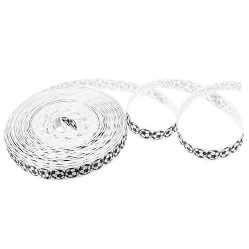 CTIRCHIU 1 Rolle Sportliches Geschenkband für Diy Projekte Yards Fußball Dekoratives Verpackungsband für Bastelarbeiten und Partydekoration CTIRCHIU 1 Rolle Sportliches Geschenkband für Diy Projekte Yards Fußball Dekoratives Verpackungsband für Bastelarbeiten und Partydekoration von CTIRCHIU