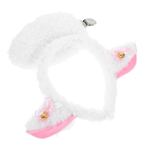 CTIRCHIU 1 Satz Lammkleidungszubehör Halloween Cosplay -Lamm Lammohren Cosplay Tierkostüm-Requisiten Kostüm mit Schafsohren Stirnband mit Lammohren Lammkostüm für Halloween Stoff Weiß CTIRCHIU 1 Satz Lammkleidungszubehör Halloween Cosplay -Lamm Lammohren Cosplay Tierkostüm-Requisiten Kostüm mit Schafsohren Stirnband mit Lammohren Lammkostüm für Halloween Stoff Weiß von CTIRCHIU