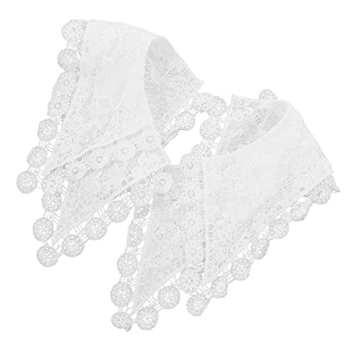CTIRCHIU 1 Stück Kragen Schals für Hochzeit Nähen von Spitzenstoffen DIY-Zubehör Schal falsches Milchseide Weiß CTIRCHIU 1 Stück Kragen Schals für Hochzeit Nähen von Spitzenstoffen DIY-Zubehör Schal falsches Milchseide Weiß von CTIRCHIU