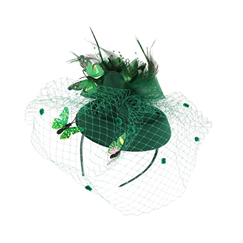 CTIRCHIU 1 Stück Mini Hut Haarschmuck für Frauen Elegantes Stirnband mit Netzstoff Fascinator für Hochzeiten Partys Leicht Perfektes Accessoire für Besondere Anlässe CTIRCHIU 1 Stück Mini Hut Haarschmuck für Frauen Elegantes Stirnband mit Netzstoff Fascinator für Hochzeiten Partys Leicht Perfektes Accessoire für Besondere Anlässe von CTIRCHIU