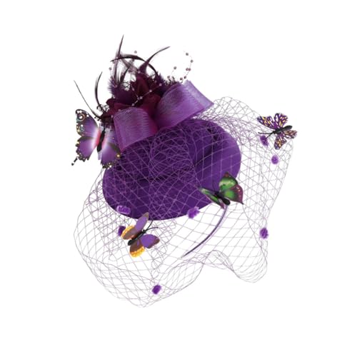 CTIRCHIU 1 Stück Netzstoff Fascinator Hut mit Mini für Damen Elegantes Haarband für Hochzeiten Partys Karneval Besondere Anlässe Haarschmuck CTIRCHIU 1 Stück Netzstoff Fascinator Hut mit Mini für Damen Elegantes Haarband für Hochzeiten Partys Karneval Besondere Anlässe Haarschmuck von CTIRCHIU