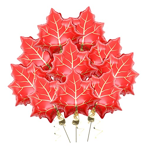 CTIRCHIU 10 Stück Herbst Folienballons Ahornblatt Form Folienballons für Thanksgiving Dekoration und Fotografie Herbstfest Dekorationen CTIRCHIU 10 Stück Herbst Folienballons Ahornblatt Form Folienballons für Thanksgiving Dekoration und Fotografie Herbstfest Dekorationen von CTIRCHIU