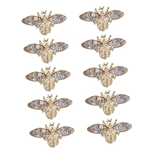 CTIRCHIU 10Stücke Bienen Nagel Charms Legierungs Nageldekor für Kreative Maniküre für Natürliche und Künstliche Nägel DIY Nagelkunst Zubehör Vielseitig Einsetzbar für Taschen CTIRCHIU 10Stücke Bienen Nagel Charms Legierungs Nageldekor für Kreative Maniküre für Natürliche und Künstliche Nägel DIY Nagelkunst Zubehör Vielseitig Einsetzbar für Taschen von CTIRCHIU