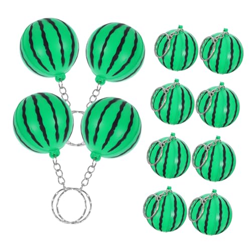 CTIRCHIU 12pcs Pu Schaum Wassermelonenschlüsselring Realistischer Obsttastierkettenanhänger Für Keys Taschen Geburtstag Babyparty Valentinstag Abschlussfeier Weihnachtsfeier Gefälligkeiten von CTIRCHIU