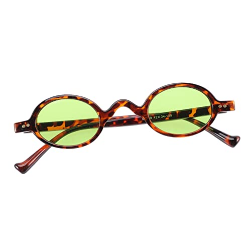 CTIRCHIU 1Paar Retro Leopardenmuster Sonnenbrille für Damen und Herren Stilvolle Partybrille für Festivals Karneval Cosplay und Design Grüne Gläser CTIRCHIU 1Paar Retro Leopardenmuster Sonnenbrille für Damen und Herren Stilvolle Partybrille für Festivals Karneval Cosplay und Design Grüne Gläser von CTIRCHIU