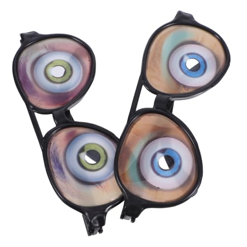 CTIRCHIU 2 Stücke Lustige Brillen Party Brillen Brillen Kostüm Partys Photo Booth Requisiten Party Supplies Für Halloween Kostüm Partys von CTIRCHIU