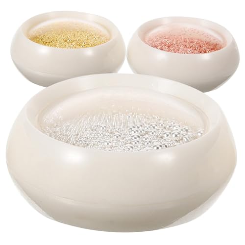 CTIRCHIU 3 Kartons Döschen Metallkügelchen Nail Art Dekoration Edelstahl Perlen Mix in Roségold Gold Silber für DIY Maniküre Basteln Nagel Schmuck Zubehör CTIRCHIU 3 Kartons Döschen Metallkügelchen Nail Art Dekoration Edelstahl Perlen Mix in Roségold Gold Silber für DIY Maniküre Basteln Nagel Schmuck Zubehör von CTIRCHIU