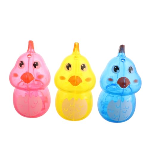 CTIRCHIU 3 Stück Vogelpfeifen Für Kinder, Aus Kunststoff, Verbessert Die Sprache Und Das Training Der Mundmuskulatur, Süßes Und Lustiges Design Für Kleinkinder, Für von CTIRCHIU