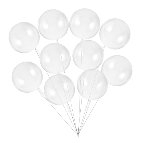 CTIRCHIU 35Stücke Durchsichtige Luftballons Blasenballons für Geburtstagsfeiern und Dekorative Anlässe zu Bedienen Design für Nachtmärkte von CTIRCHIU