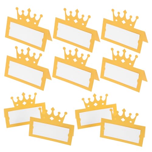 CTIRCHIU 50 Stück Hochzeit Tischkarten mit Krone Design Platzkarten für Geburtstagsfeiern Namenskarten aus Perle für Besondere Anlässe CTIRCHIU 50 Stück Hochzeit Tischkarten mit Krone Design Platzkarten für Geburtstagsfeiern Namenskarten aus Perle für Besondere Anlässe von CTIRCHIU