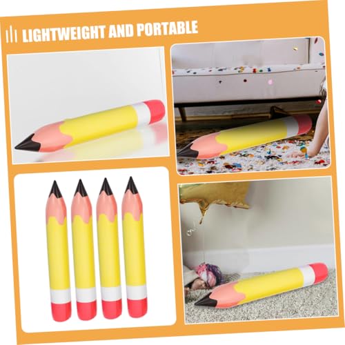 CTIRCHIU 6 Stück Teiliges Aufblasbares PVC Bleistift Gelb Leichte Langlebige Jumbo Klassenzimmer und Partydekoration Einfach an Wänden und Tafeln zu Befestigen für Schulanfang und CTIRCHIU 6 Stück Teiliges Aufblasbares PVC Bleistift Gelb Leichte Langlebige Jumbo Klassenzimmer und Partydekoration Einfach an Wänden und Tafeln zu Befestigen für Schulanfang und von CTIRCHIU