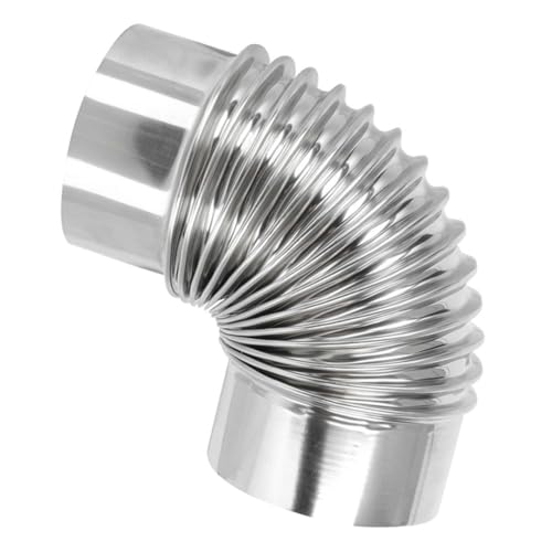 CTIRCHIU 90Grad Kaminrohr Bogen Robust Rostfrei Metall Ofenrohr für Effiziente Abgasführung für Holzöfen Kaminanlagen Installieren CTIRCHIU 90Grad Kaminrohr Bogen Robust Rostfrei Metall Ofenrohr für Effiziente Abgasführung für Holzöfen Kaminanlagen Installieren von CTIRCHIU