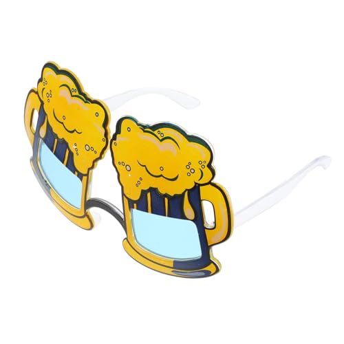 CTIRCHIU Bierkrug-brille, Bier-mottoparty, Lustige Kostümbrille Für Das Oktoberfest, Kreative Fotokabinen-requisiten Und Originelles Partyzubehör von CTIRCHIU