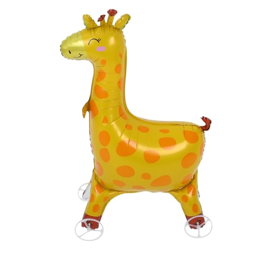 CTIRCHIU Giraffen Folienballon mit Rädern Einzigartige für Jungle Mottopartys Wiederverwendbar und Robust für Geburtstagsfeiern und Feiertage Auffällige Tierdeko für Jungen CTIRCHIU Giraffen Folienballon mit Rädern Einzigartige für Jungle Mottopartys Wiederverwendbar und Robust für Geburtstagsfeiern und Feiertage Auffällige Tierdeko für Jungen von CTIRCHIU