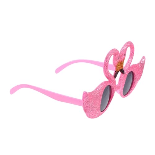 CTIRCHIU Hawaii Brille Lustige Party Sonnenbrille im Flamingo Design Sommerfestivals Strandpartys Sicherem Kunststoffmaterial Langlebig Auffällig von CTIRCHIU