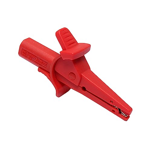 CTIRCHIU Isolierter Krokodil Testclip mit Bananenstecker für Multimeter Robuste Große Klemmen für Batterieladegeräte Elektrozaun und Freizeitbatterien Rot CTIRCHIU Isolierter Krokodil Testclip mit Bananenstecker für Multimeter Robuste Große Klemmen für Batterieladegeräte Elektrozaun und Freizeitbatterien Rot von CTIRCHIU